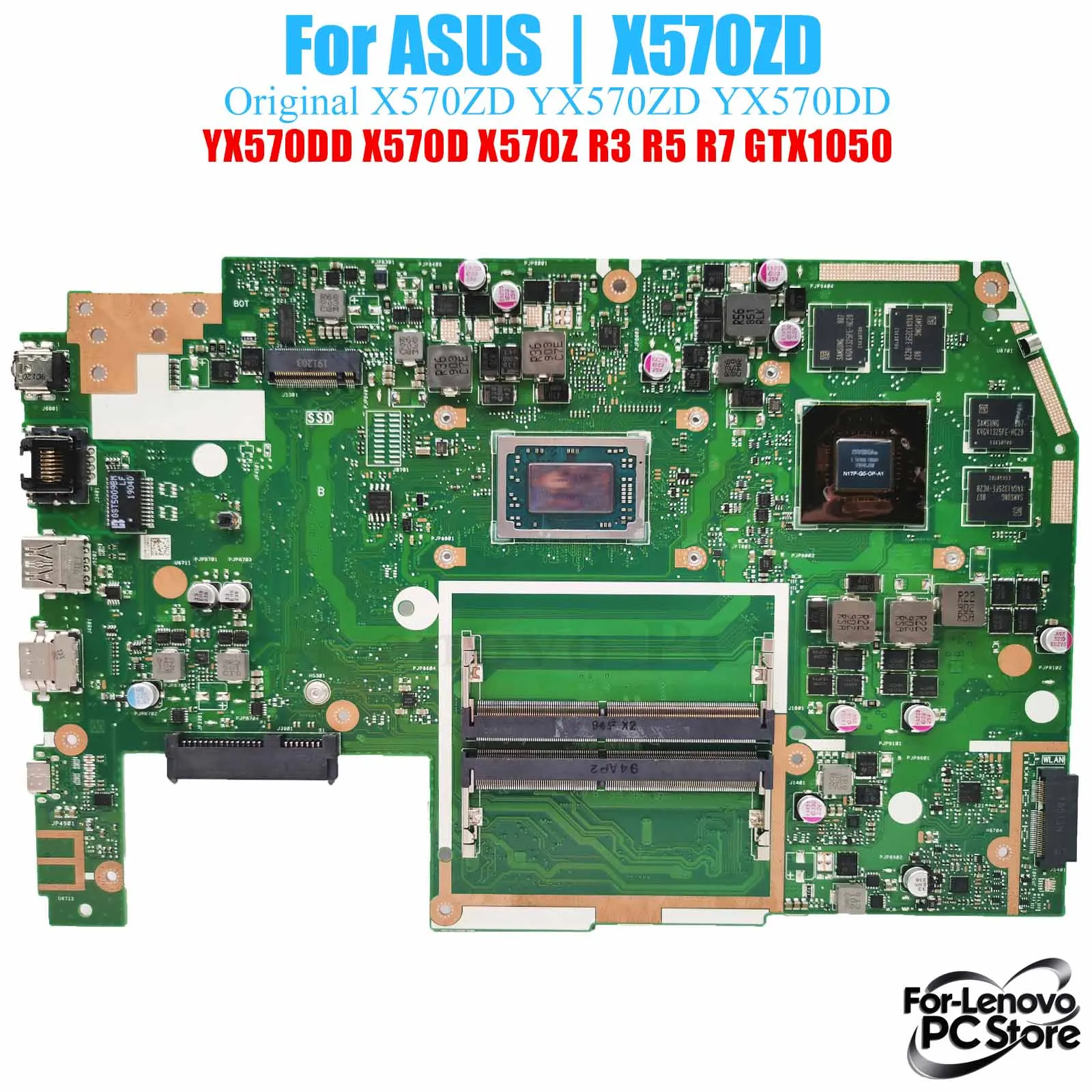 

X570ZD для материнской платы ASUS YX570ZD, материнская плата для ноутбука YX570ZD X570D X570Z с материнской платой для ноутбука X570ZD