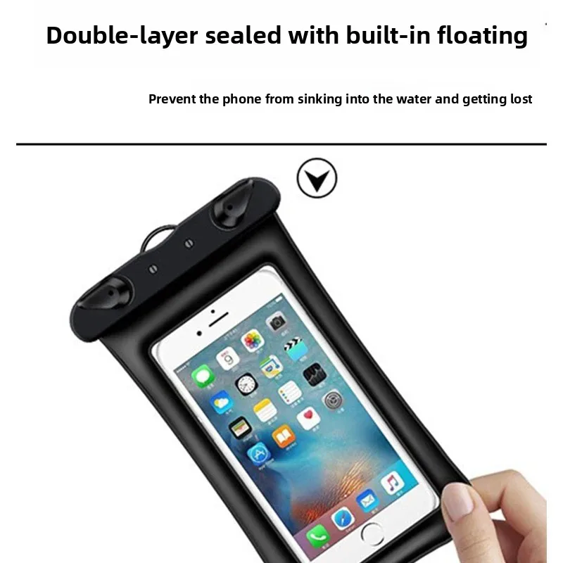 mobile phone bag waterproof phone pouch for swimming bag smartphone pouch underwater phone case phone cover waterproof pack view 3