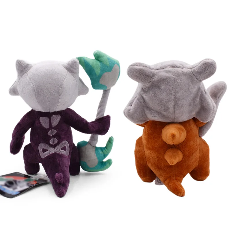 Pokemon Cubone Marowak Osselait Tragosso Peluche Anime morbido farcito Peluche bambola per bambini regali di natale di Halloween