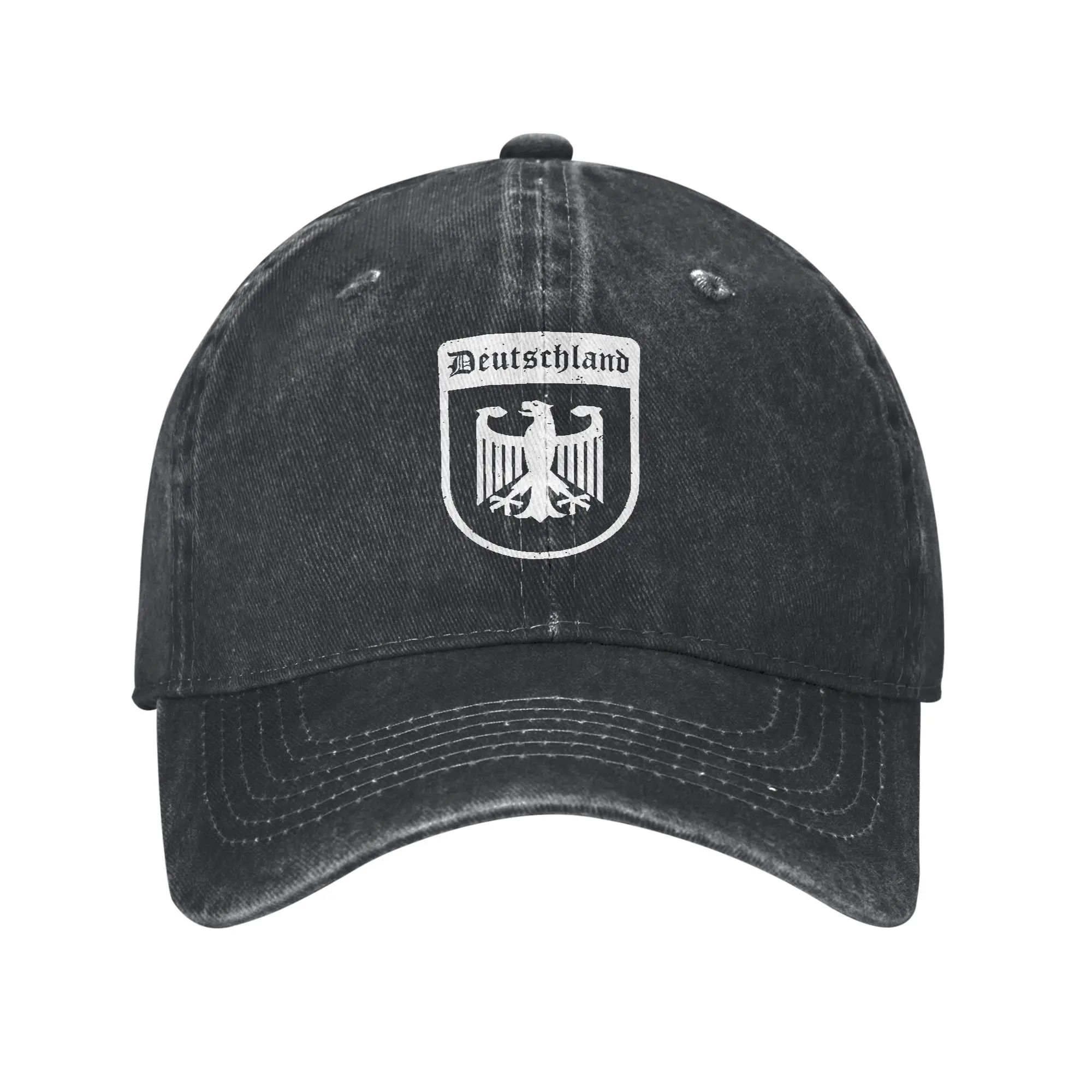 

Deutschland German Eagle Germany Flag Baseball Caps Distressed Denim Washed Hat Outdoor All Seasons Adjustable Fit Snapback Hat