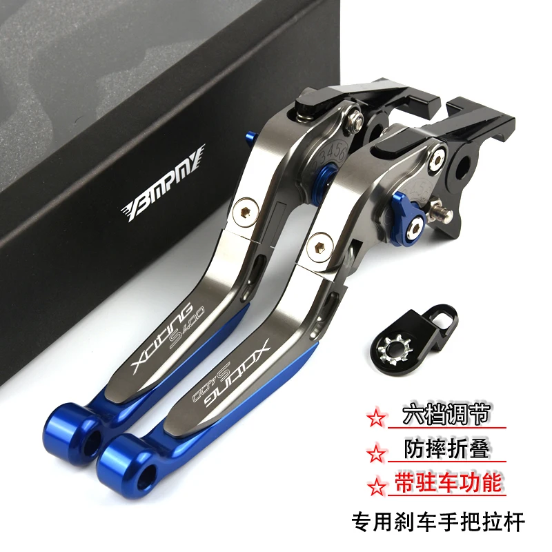 

For KYMCO XCITING 400 S400 XCITINGS400 Motorcycle Accessories Adjustable Foldable Extendable handle bar brake Clutch lever