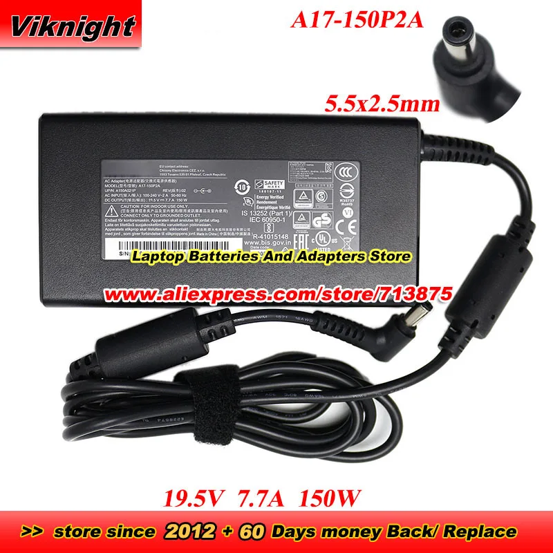 A17-150P2A 150W 19.5V 7.7A AC Adapter A150A021P for Medion P15603 P15607 P15609 P17613 terra 1777T for Gigabyte G7 MD NH77HK