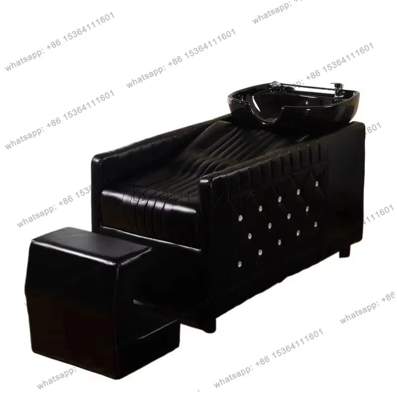 Unique Trendy Shampoo Bed Thaise Personalized Professional Vintage Head Spa Equipment Luxury Commercial Furniture Cadeira