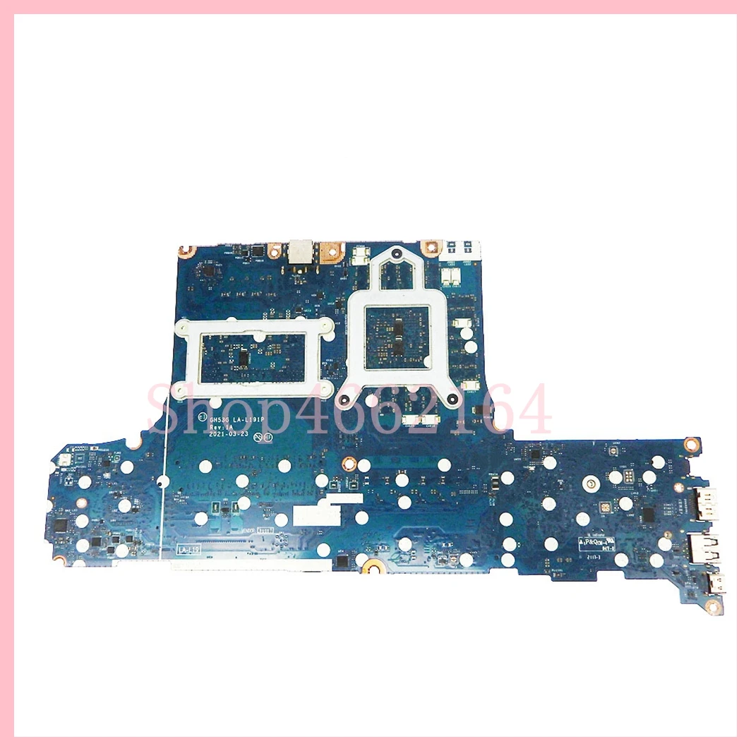 LA-L191P With I5 I7-11th Gen CPU RTX3060-V6G GPU Notebook Mainboard For Acer Nitro AN515-57 Laptop Motherboard 100% Test OK