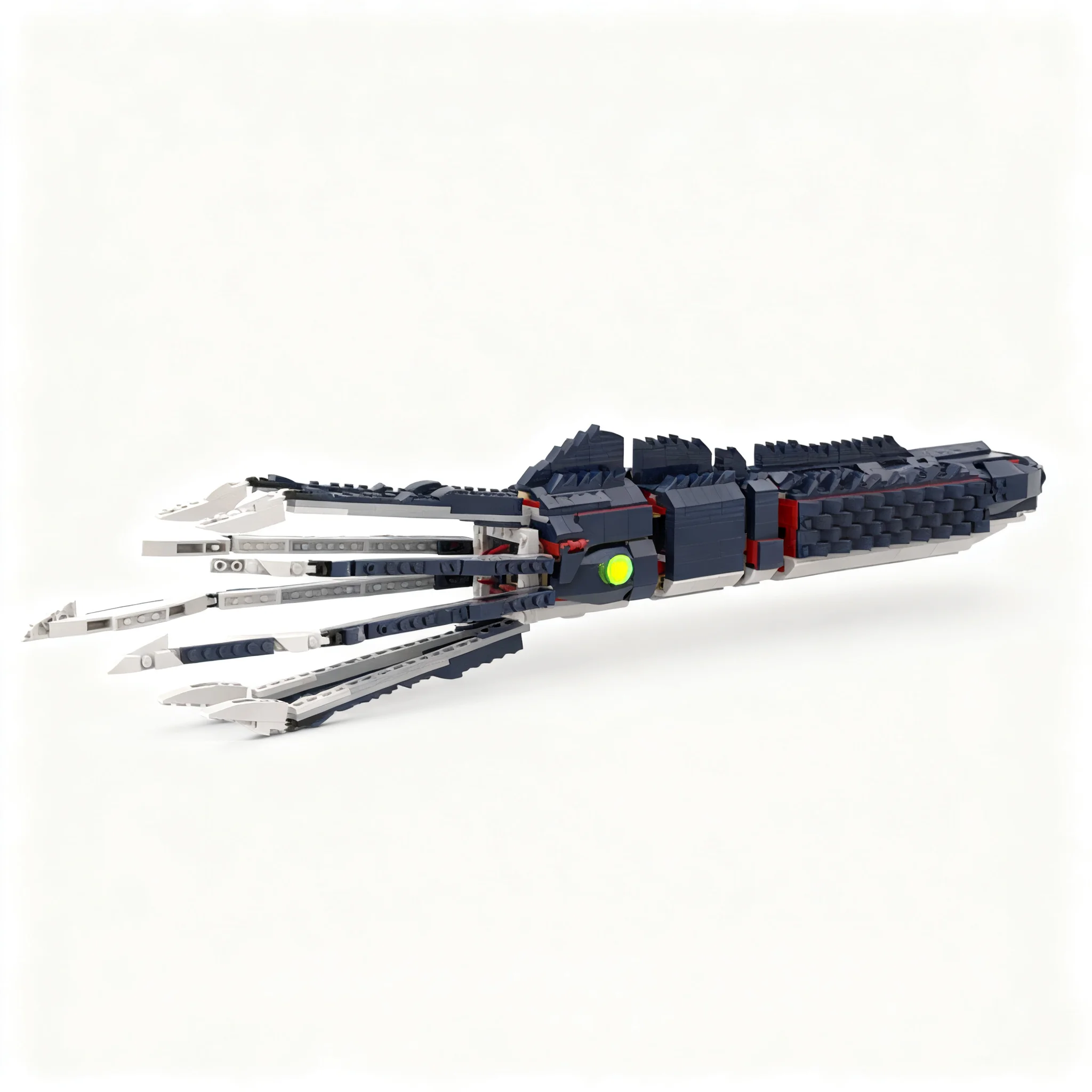 1481pcs MOC Creator Creator 3-in-1 Ultimate Kraken X10 Model Building Blocks Construction Toys Christmas Gift Education Creative