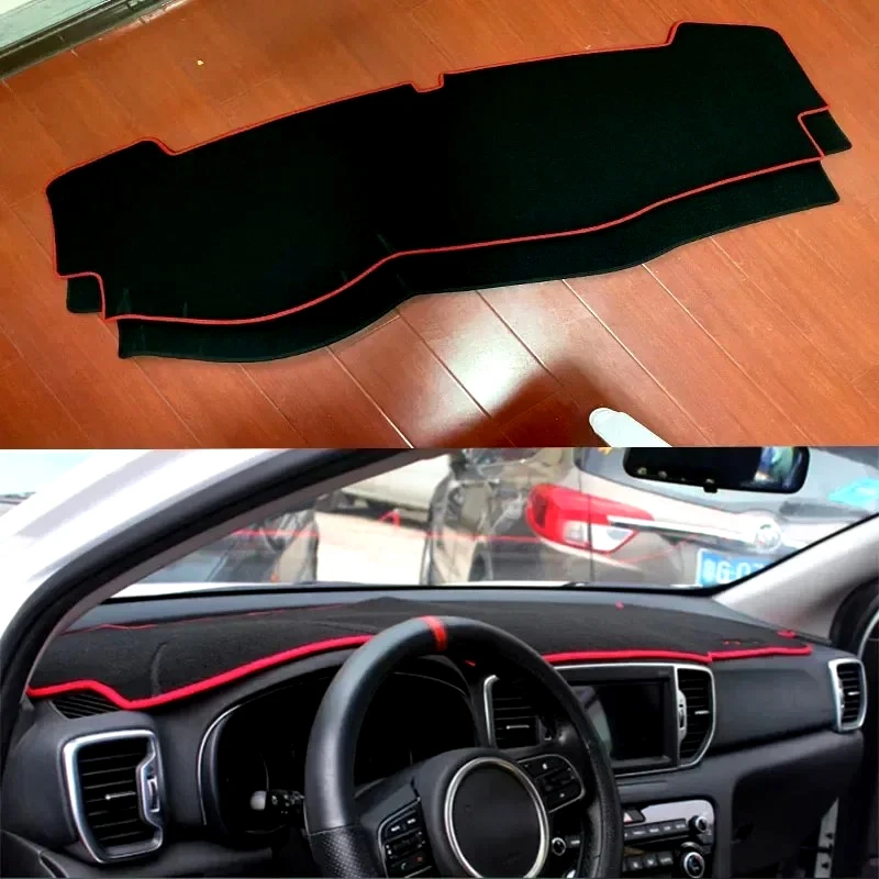 غطاء لوحة سيارة تجنب لوحة مضيئة أداة غطاء منصة حصيرة اكسسوارات السجاد لكيا سبورتاج 4 2016 2017 2018 2019 2020