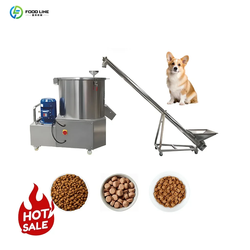 New Structure Mini Type Dry Dog Feed Extruder Small Batch Pet Kibble Independent Production Machine