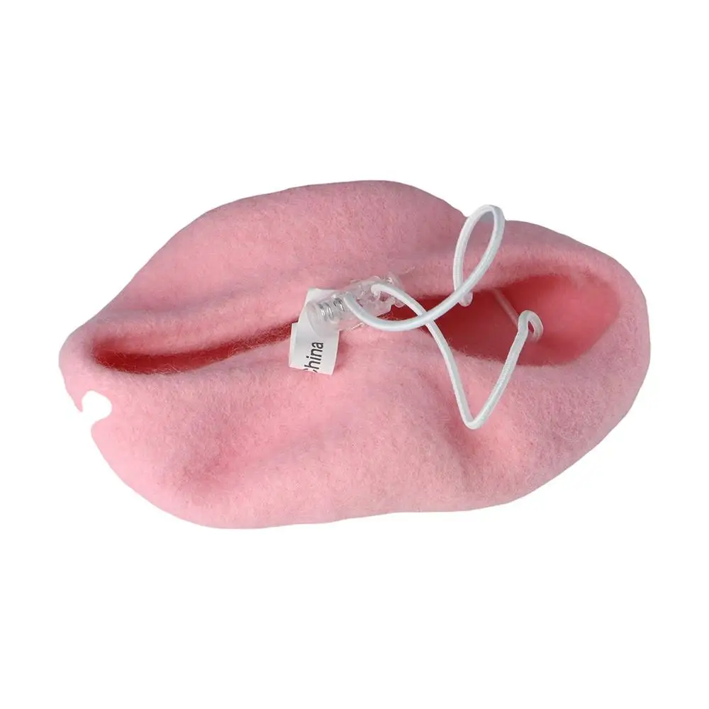 

Ins Solid Color Mini Pet Decor Pet Wool Cap Pet Headwear Dog Beret Cat Hat