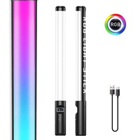 RGB Colorful LED Video Stick Fill Light Handheld Lamp Flash Wand Speedlight Photographic Lighting For Camera Vlog Live Youtube