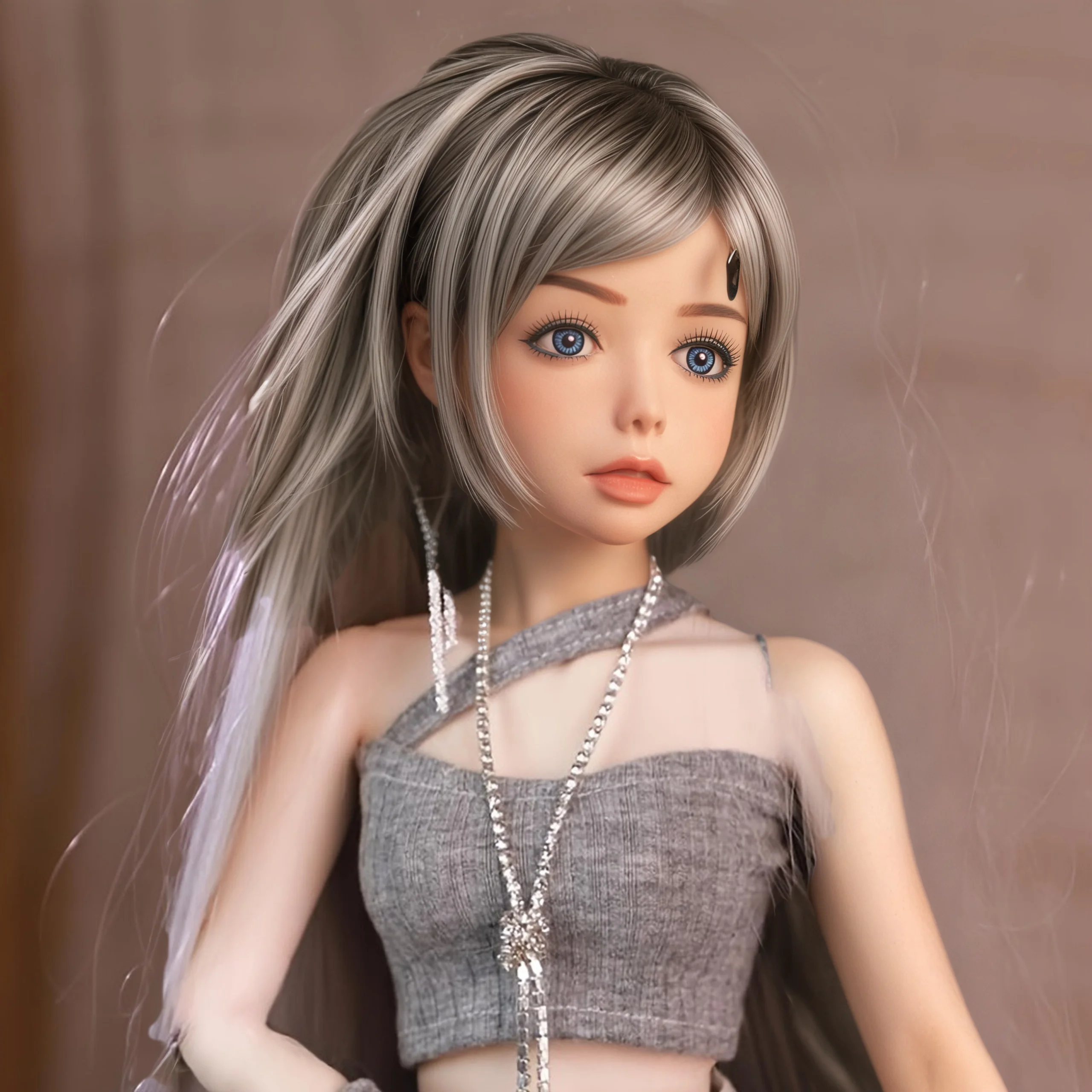 100 cm große realistische TPE-Sammler-Anime-Puppe mit beweglichem Metallskelett, weicher Hautberührung für lebensechte Anzeige und bewegliche Ther