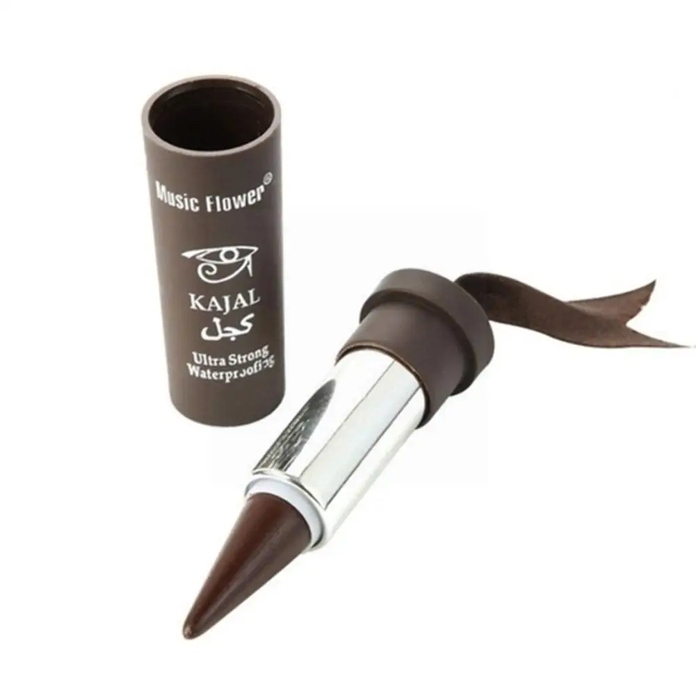 Stylo à ruban de style rouge à lèvres, tube noir de haut niveau, doublure de crème pour les yeux, eye-liner noir naturel, longue durée, imperméable, vente en gros, G8T9