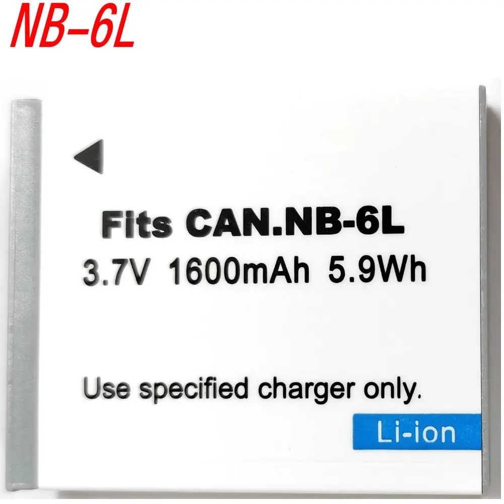 

New NB-6L 1600mAh Digital Camera Battery for Canon SX700 SX710 SX700HS S120 S110 SX170 IS S200 280HS S95 SX530 SX270HS