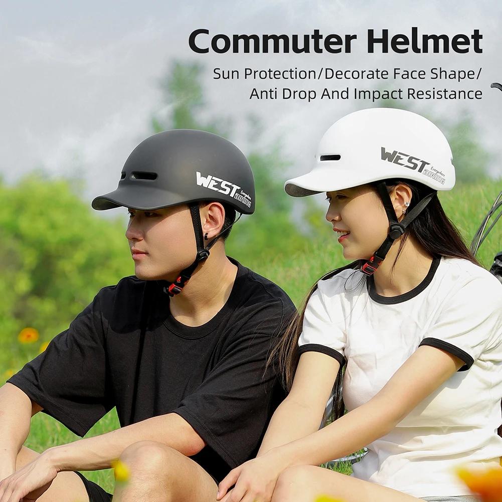 WEST BIKING Cycling Helmet Bike Helmet with Vents Skateboard Helmet Integrally-Molded Bicycle Helmet Sports Helmet for Road Bike