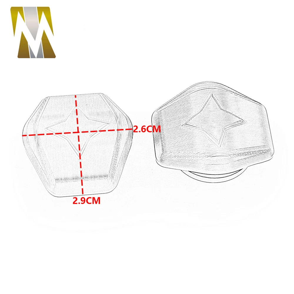 Motorcycle Side Mirror Hole Plug Cover Rearview Mirror Adapter Cap Compatible with Lambretta X300 Accessories