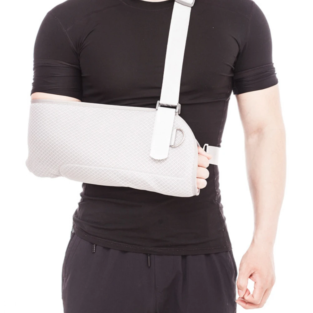 

Breathable Fracture Fixation Belt Adjustable Arm Support Band Shoulder Immobilizer Forearm Brace Sling Reversible Thickened Pad