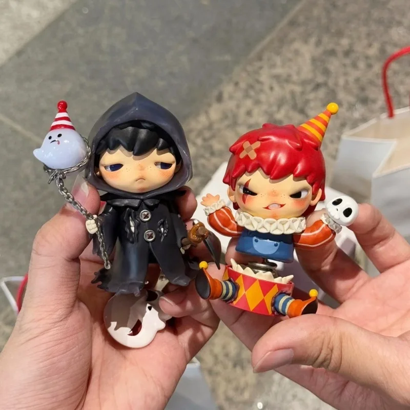 POP MART оригинальная карнавальная серия Hirono Monsters, слепая коробка, кукла, настольная игрушка, украшение для сцены, модель, загадочная коробка, подарок на фестиваль девушки