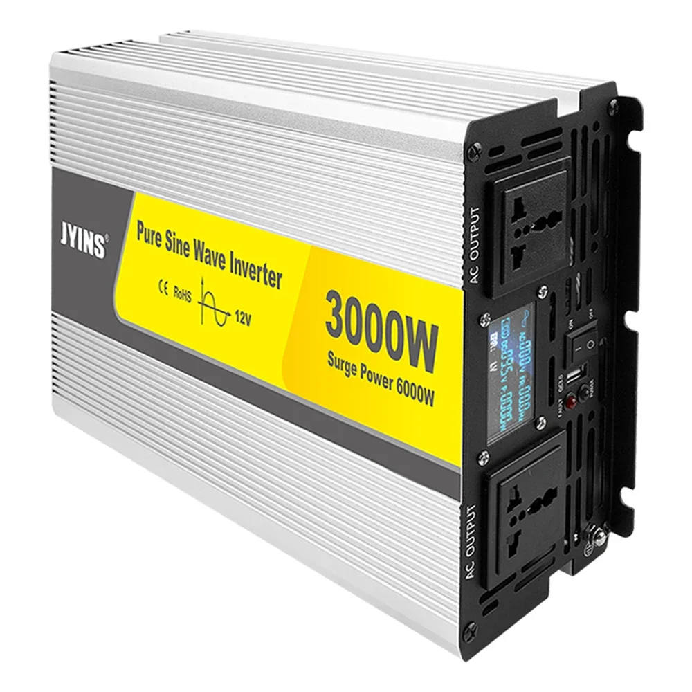 Inversor 12V 24V 48V Tot 110V 220V Zuivere Sinus Off Grid Omvormer 300W 2000W 3000W 5000W 6000W Dc Naar Ac Power Zonne-Energie O