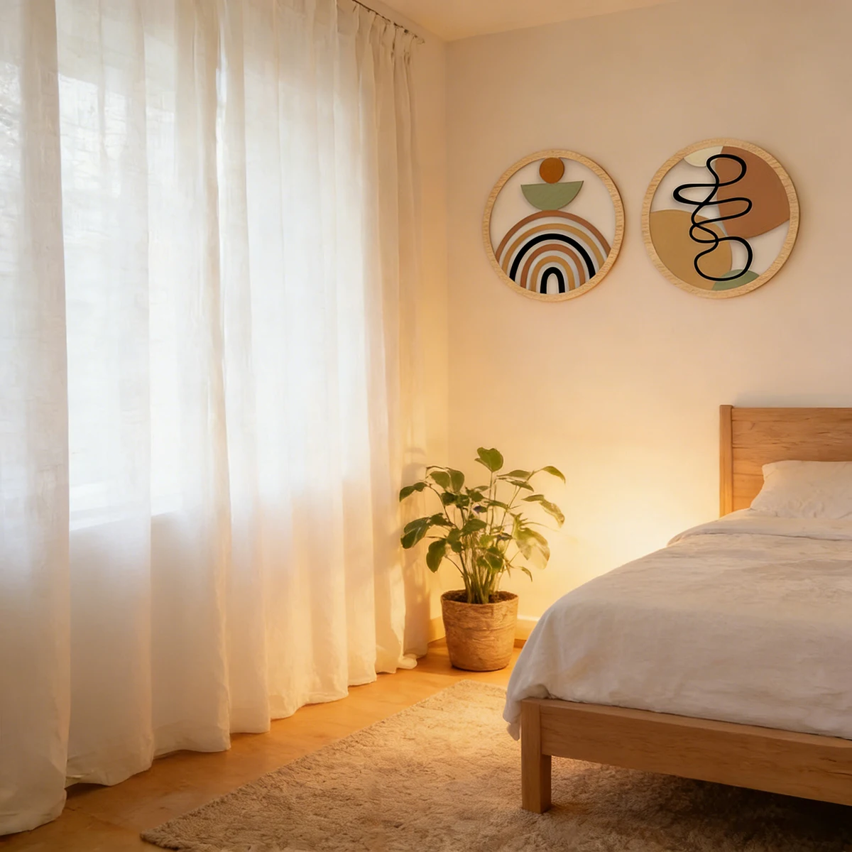 Idée de décoration murale dans une chambre