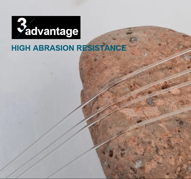 FTK Super Nylon Angelschnur 100M Leistungsstarke und Robuste Schnur 4.136LB-34.32LB für Barsch- und Karpfenangeln Zubehör – Detail 9