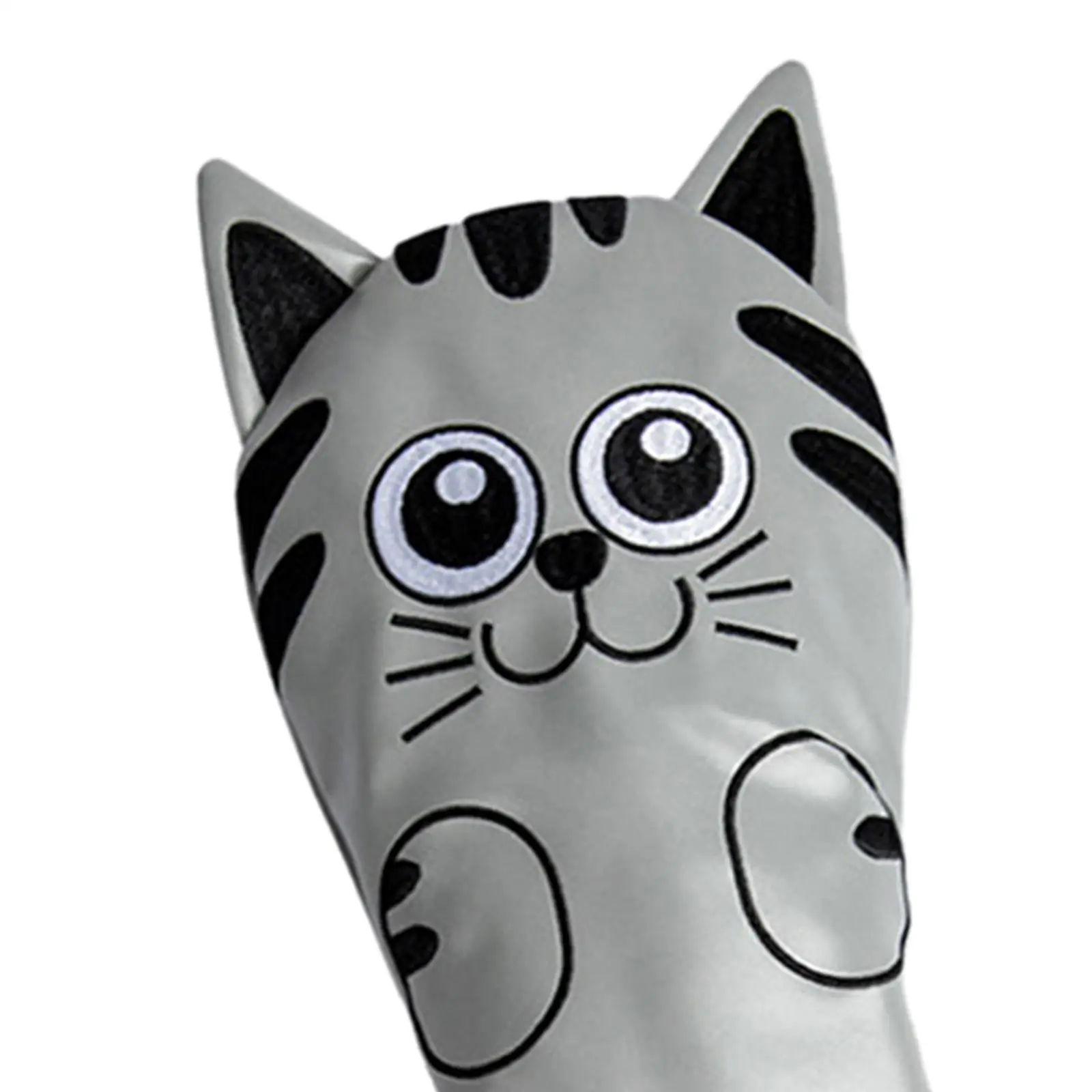 Golf Club Head Covers Golf Cue Protection Training Equipment Cat Pattern Thick Putter Headcover for Outdoor Travel