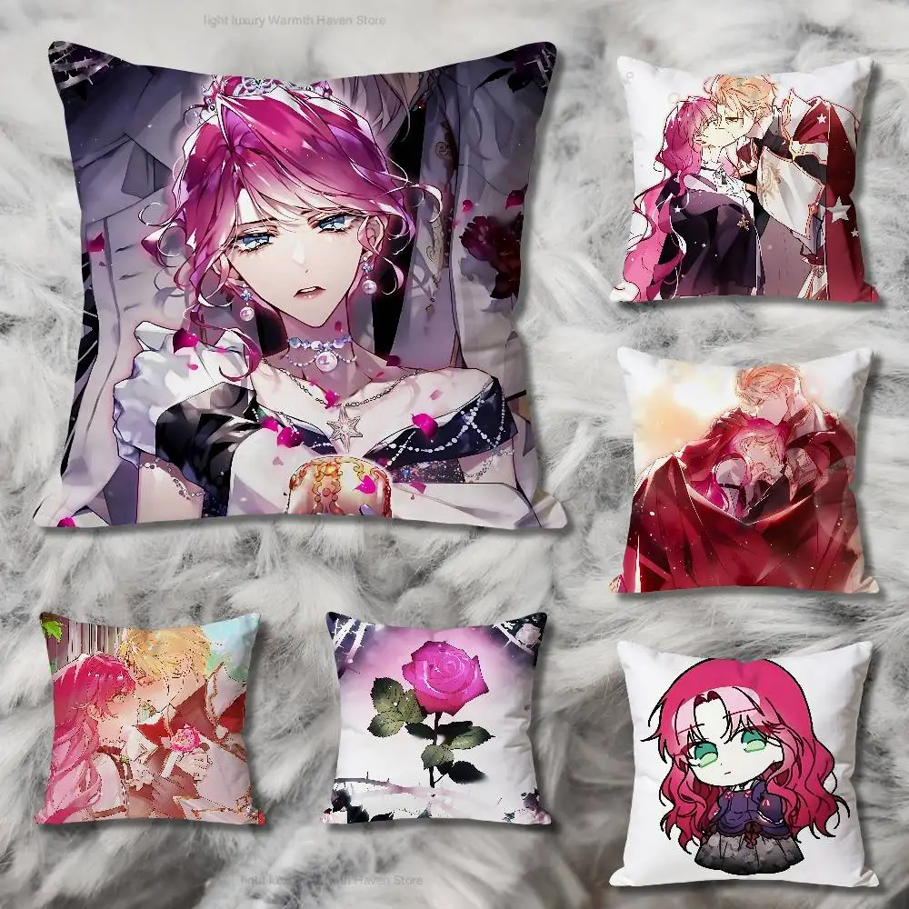 

Manga V-Villains Are Destined to Die Pillow Cases for Bedroom Living Room Sofa Home Decor Polyester Cushion Cover with Zipper