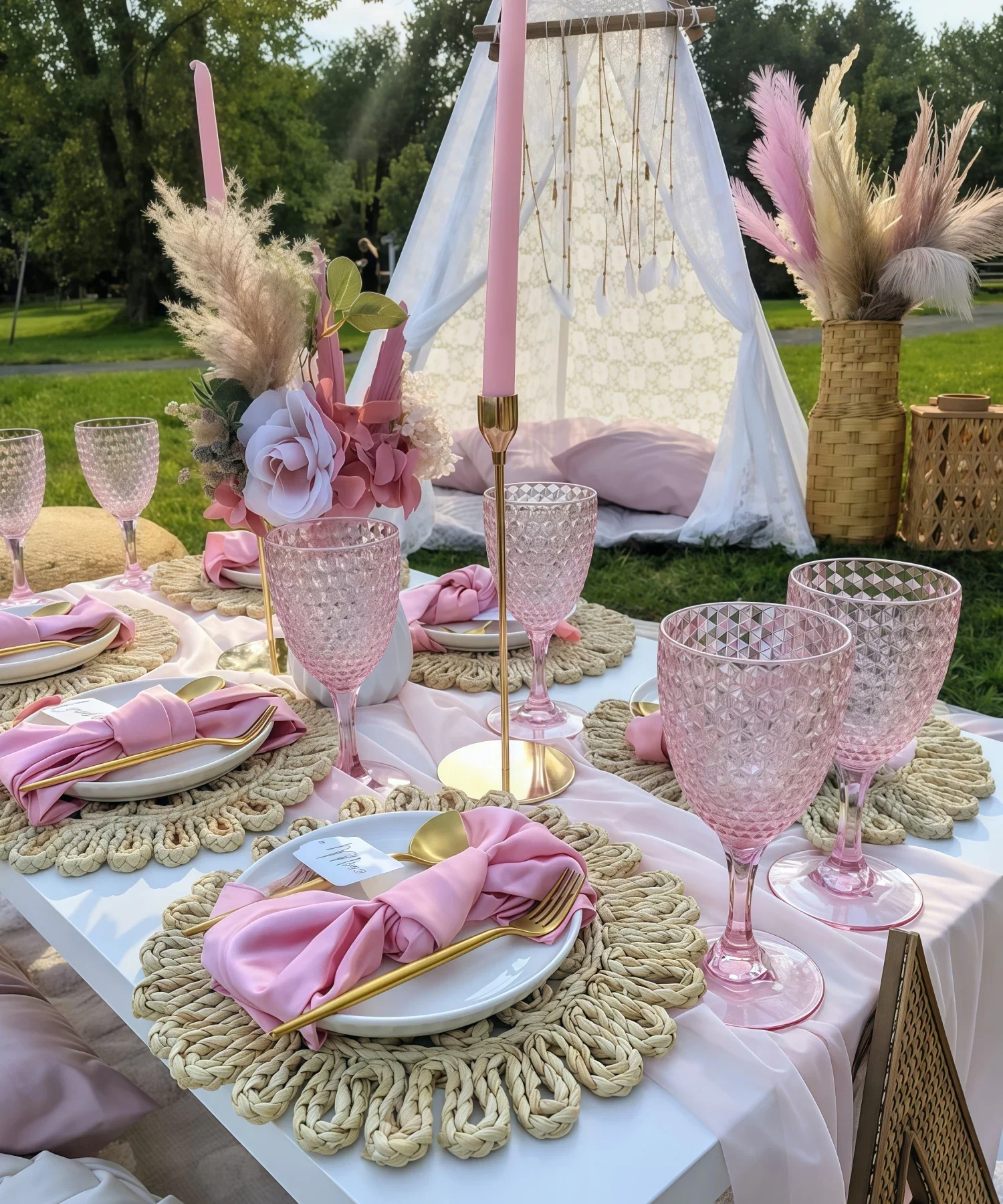 96-16PCS Wedding Woven Placemat Boho Straw Placemat Natural Braided Tablemat Farmhouse Decor for Thanksgiving Party 13.5In 5