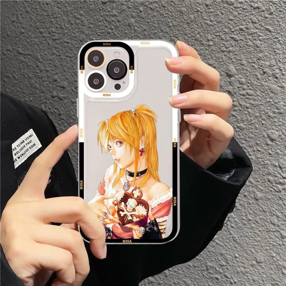 Death Note Misa Amane Phone Case For Redmi 7 8 9 A For Redmi Note 5 7 8 9 10 11 Pro Max 4G 5G Funfas