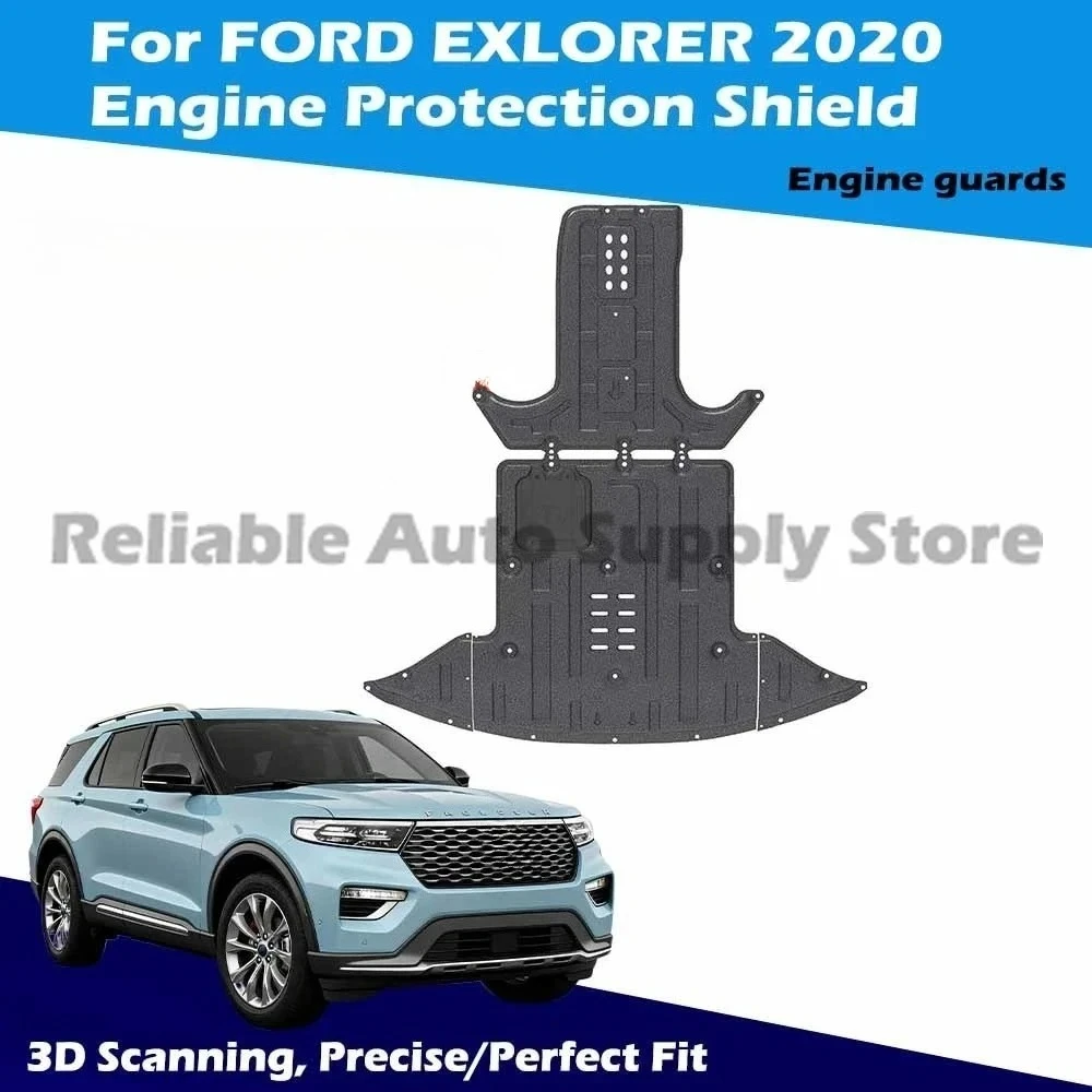 Protector de Motor y Bajos del Vehículo para una Protección Óptima del Automóvil, para FORD EXPLORER 2020 2.3T