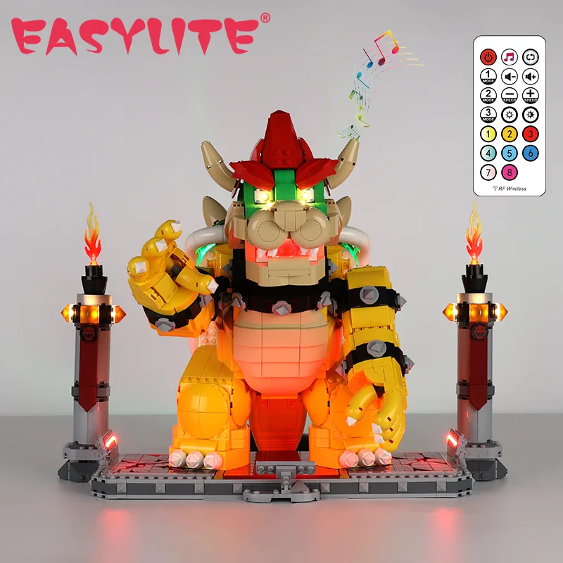 EASYLITE Building Blocks Light For Ideas 71411 The Mighty Bowser(NOT Include the Model) LED Lighting Accessories Set DIY Toys