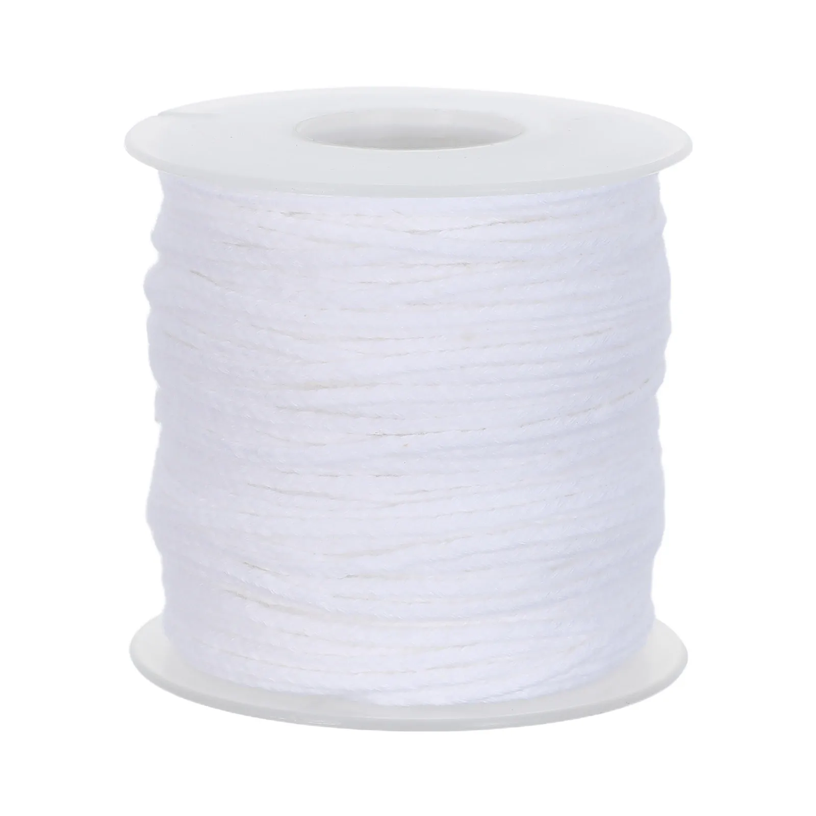 Cotton Wick Roll Thick Natural Rope Wick for Beeswax Pillar Making Supplies DIY Oil Lamp Craft Accessory