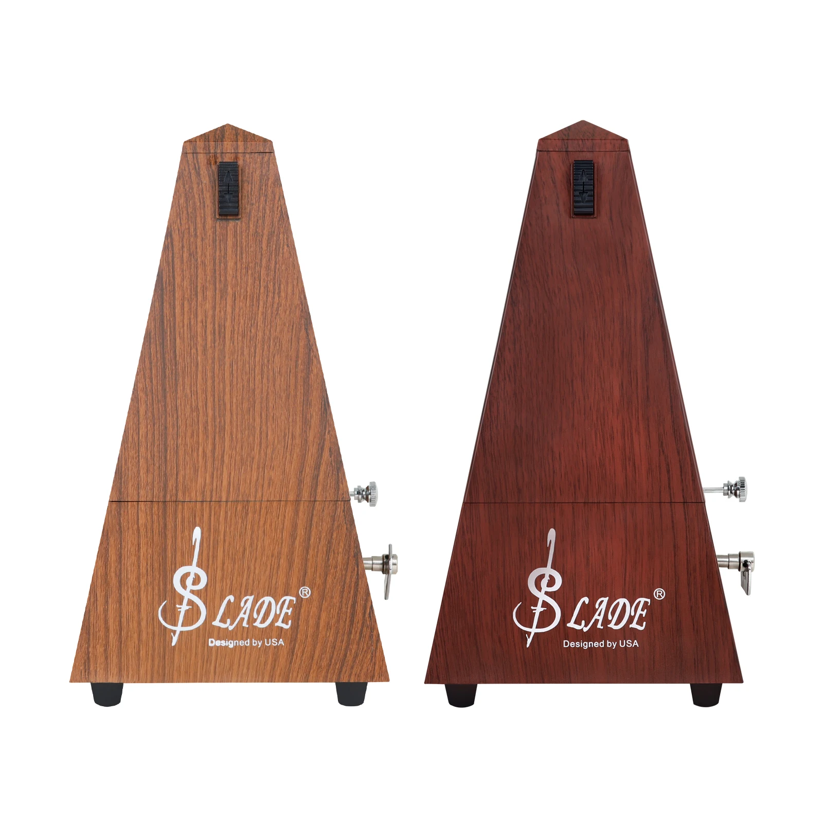 SLADE Vintage Tower Type Metronome Rhythm Universal Mechanical Pendulum Metronome For Guitar/Piano/Violin Redwood/Teak(Optional)