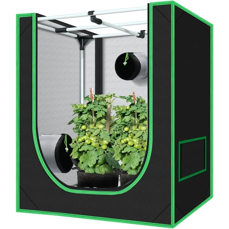 

Ndoor 18 "x 30" x 36" майларовые гидропонные палатки для выращивания в помещении для выращивания растений, фруктов, цветов, овощей со удалением