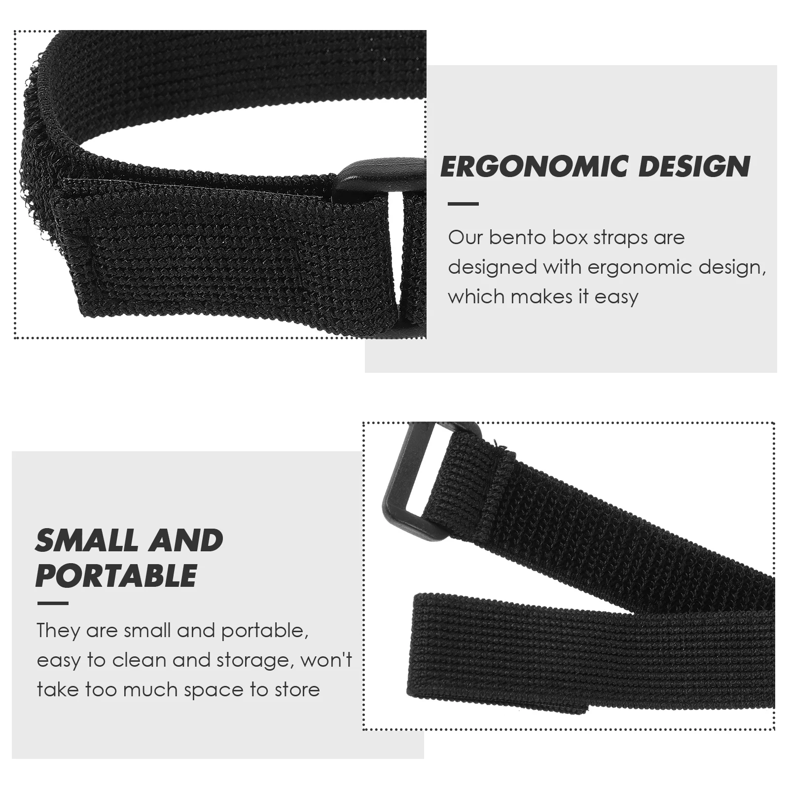 10 Pcs Strap Lunch Container Elastic Straps Portable Fixing Bands Belt Food Containers Convenient for High Elasticity