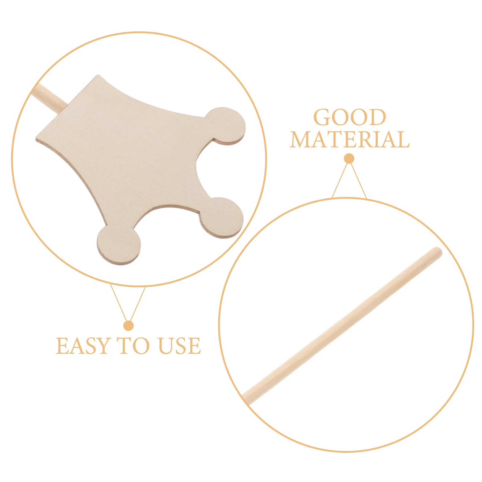 Juego de varitas de mago de madera DIY, Kits artesanales para niños, palos, recuerdos de fiesta, decoraciones para festivales, arte creativo, 10 Uds.