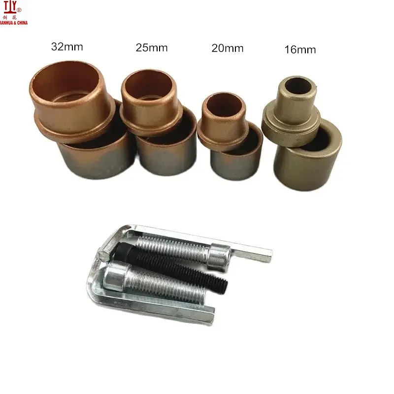 Tête de matrice de pièces de soudage de tuyau d\'eau PPR, buses de fer à souder de tuyau en plastique, 16mm, 20mm, 25mm, 32mm, 4 pièces