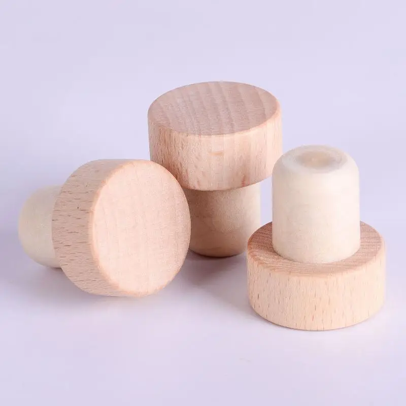 Wine Bottle Corks T Shaped Cork Plugs For Wine Cork Stopper Reusable Wine Corks Wooden And Rubber Bar Accessories