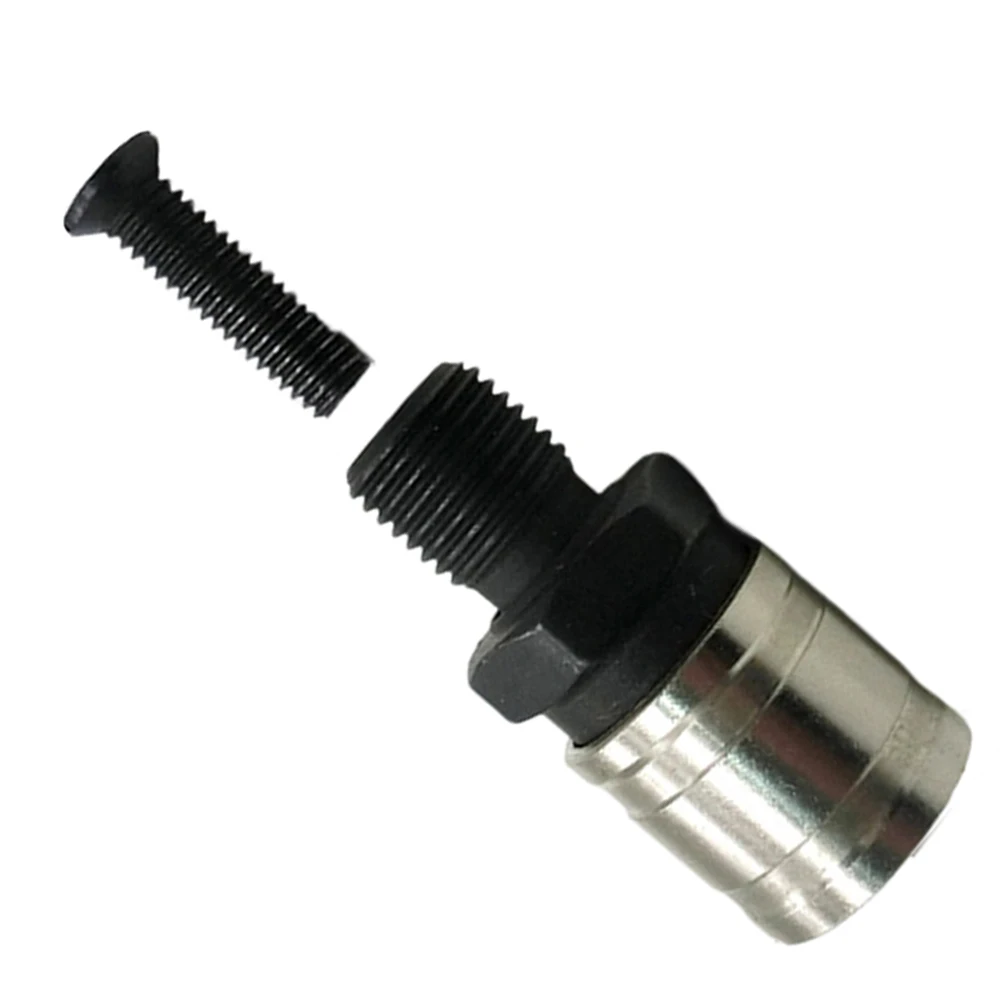 1pc Chuck Adapter 1/4 Inch To 3/8-24 Unf 1/4 Inch To 1/2-20 Unf Adapter Converter Extension Rod Replacement Metal Adapter Parts
