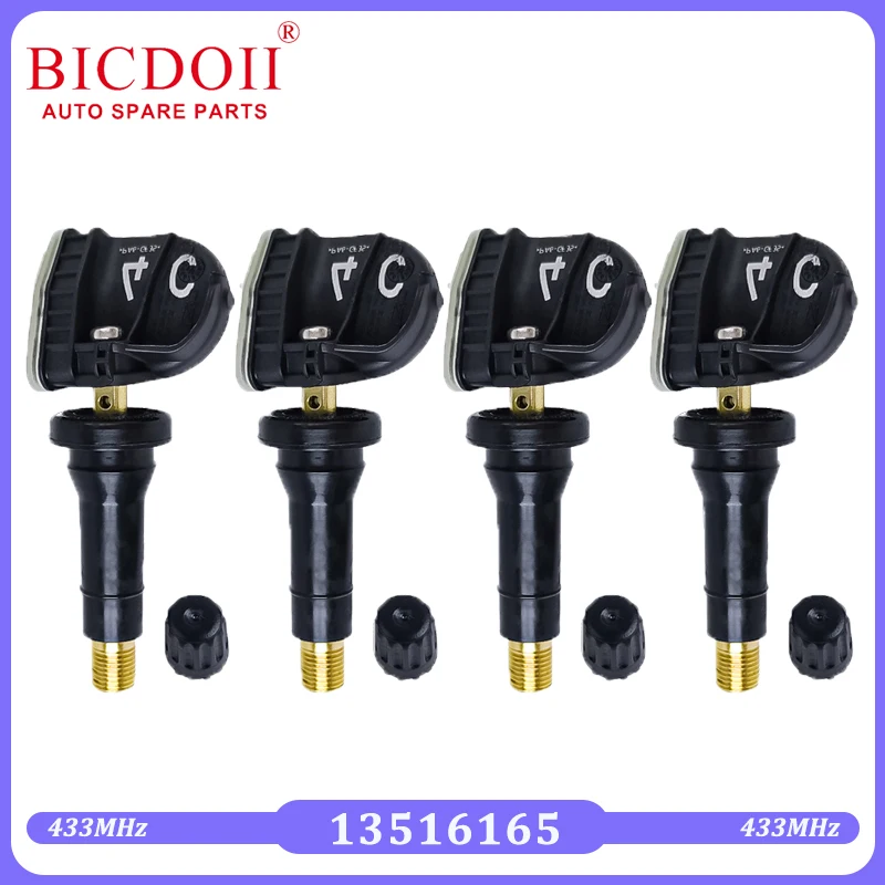 

For 2016 2017 2018 2019 2020 New Tire Pressure Sensor Cadillac XT4 XT5 XT6 CT6 433MHz TPMS Buick GMC 13516165 13516166 13598773