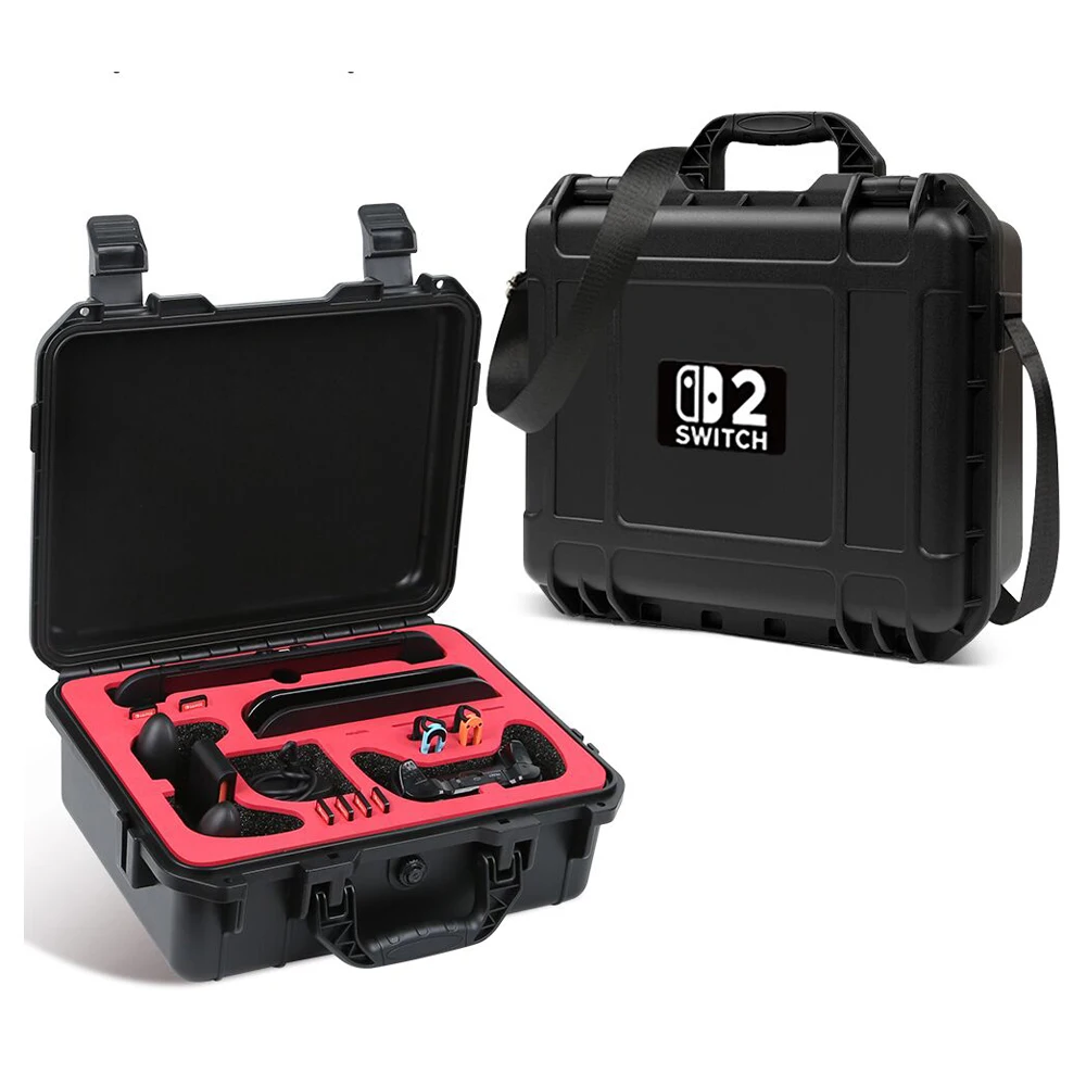 Nouveau étui de voyage pour Switch 2, sac de rangement antichoc, housse antidéflagrante Compatible avec Nintendo Switch 2, accessoires de jeu