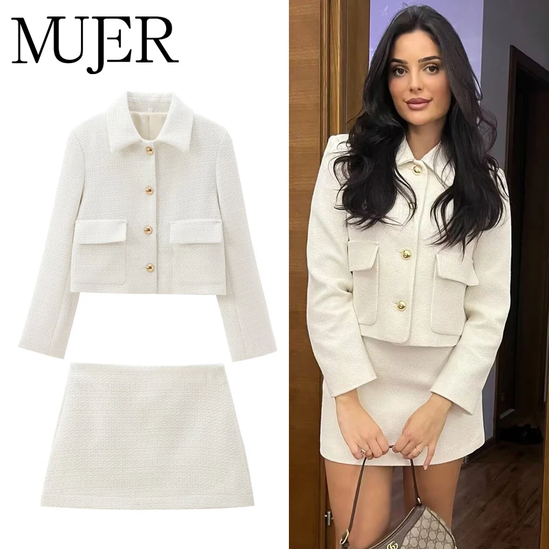 Mujer White Tweed B… - image