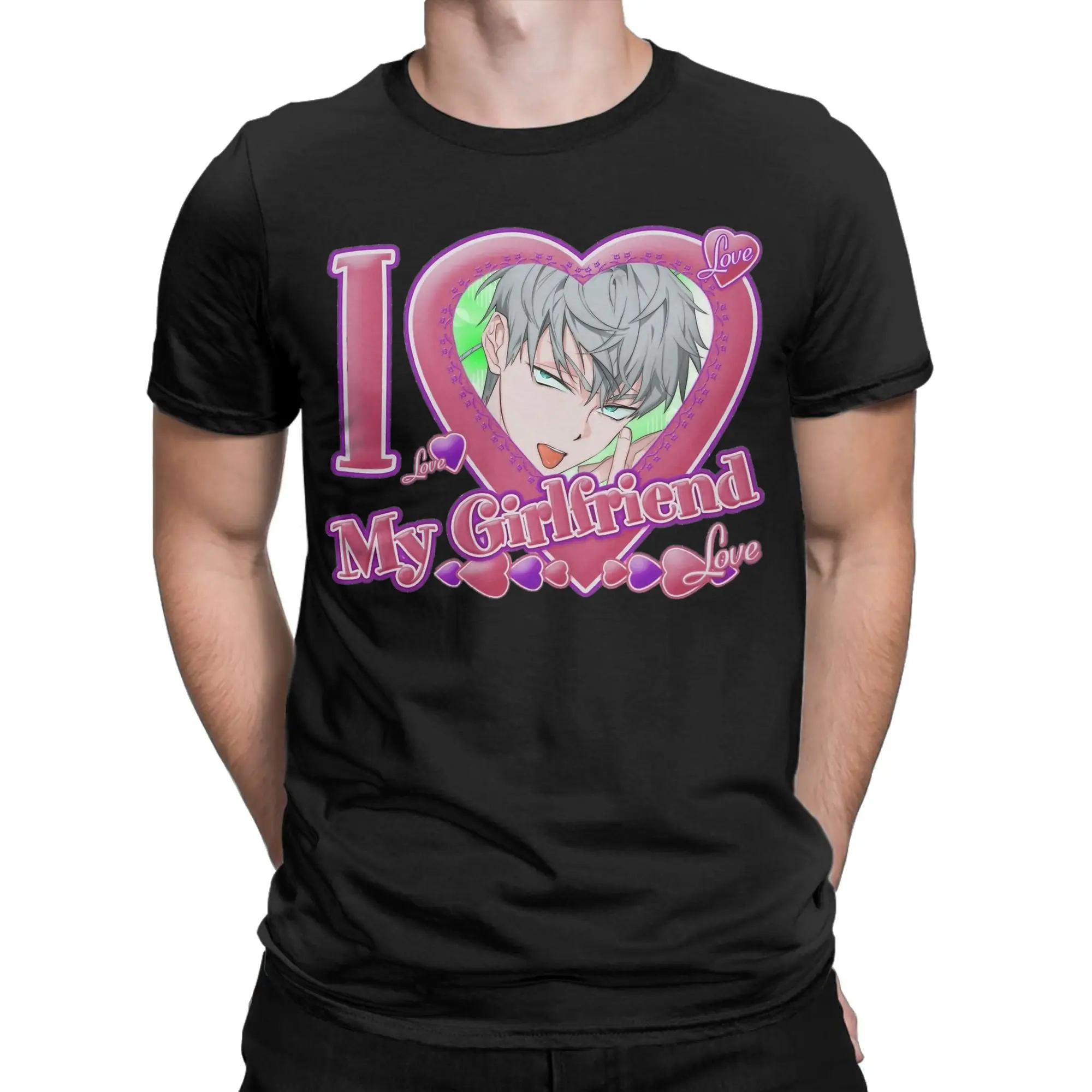 Vintage Alien stage Till I Love My Girlfriend T-Shirts Men Women Round Collar 100% Cotton T Shirts Tee Shirt