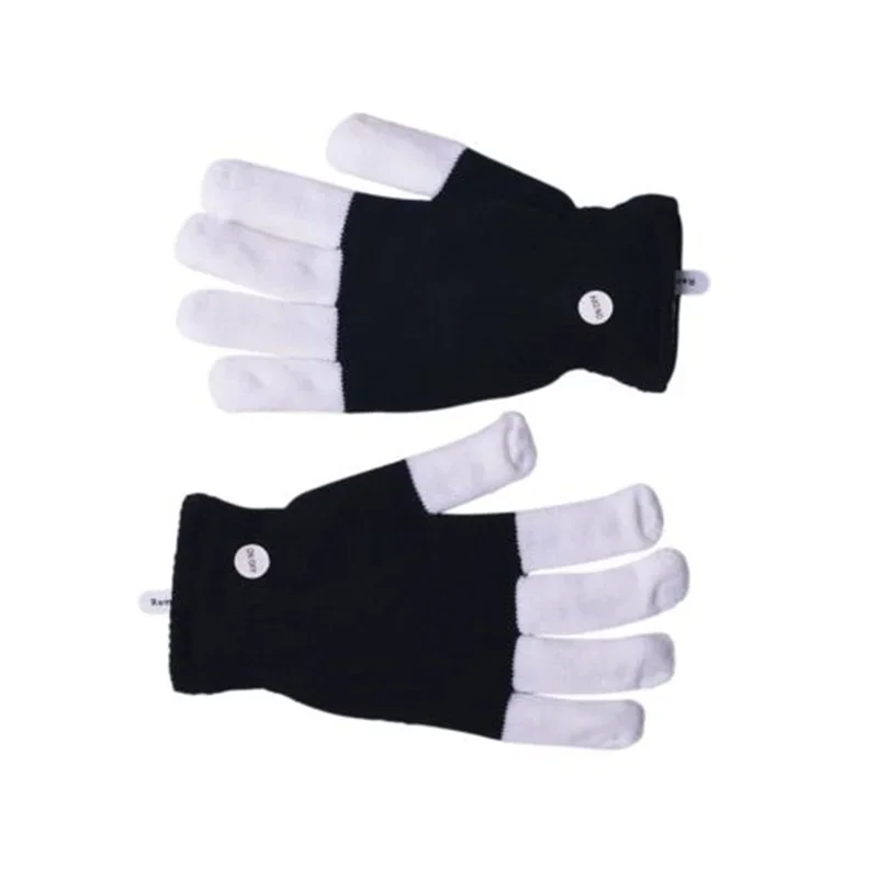 UltraKey 1 pc Fashion hip hop party LED Rave Flashing Gloves Glow 7 Mode Light Up Finger Tip Lighting Black NEW holiday