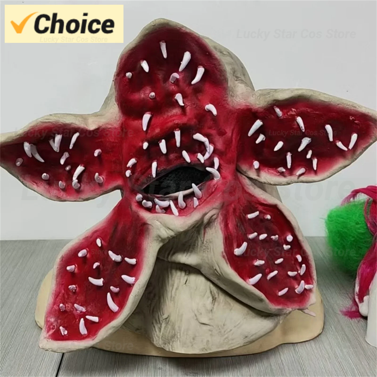 

2025 TV Demogorgon Mask ST Cosplay Costume Latex Masks Helmet Halloween Party Props