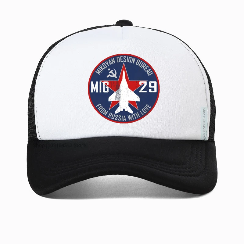 

Mikoyan MiG-29 Jet Fighter printing Baseball Cap fashion Soviet Union Fighter men hat Pilot Aviation Airplane Hip hop hats