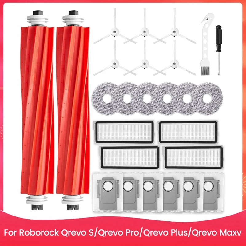 

Hot Sale-Accessories For Roborock Qrevo S/Qrevo Pro/Qrevo Plus/Qrevo Maxv Vacuum Robot Replacement Parts