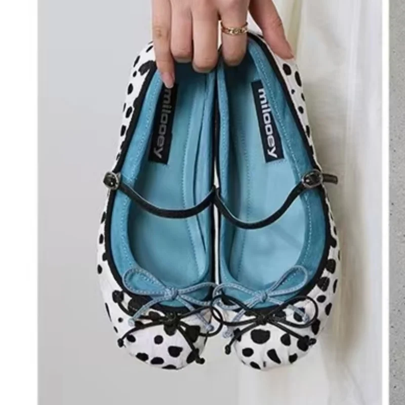 Modische/Sexy Trendige Le Fu Schuhe Frühling und Herbst Neue Runde Zehenpartie Flacher Boden Bequeme Lässige Einzelschuhe für Damen – Detail 6