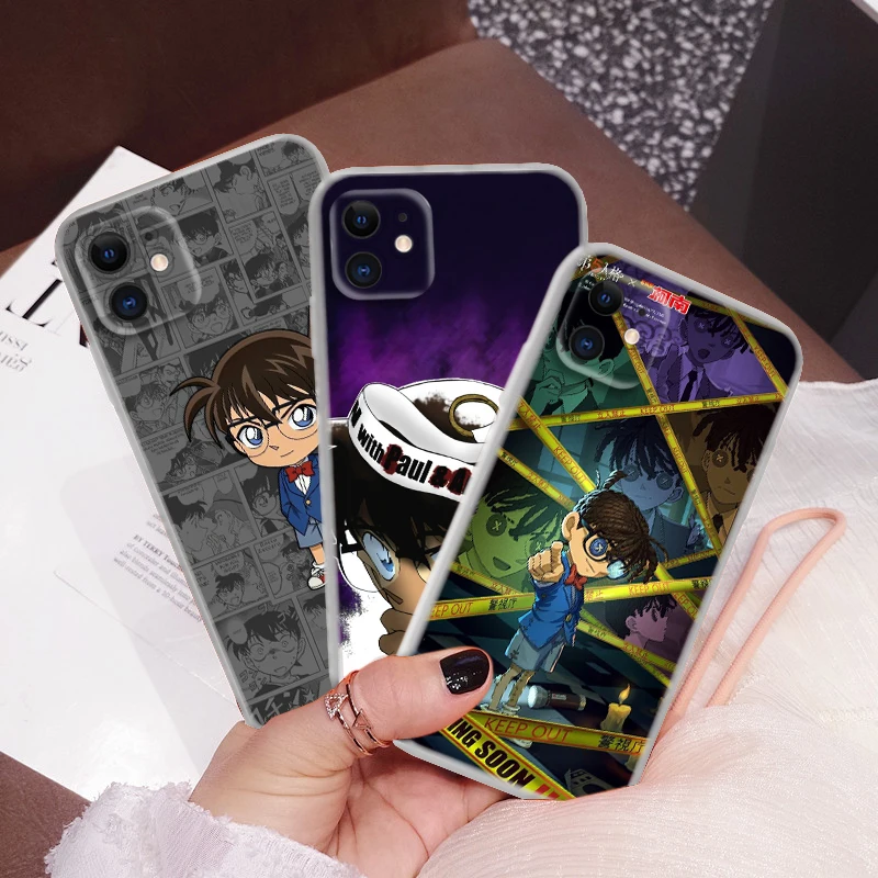 D-Detective Conan Soft Case for LG K71 K8 Plus K9 Lite Q510 K92 Q92 Stylo 6 7 V40 V50 V60  G9 X4 Q61 Q60