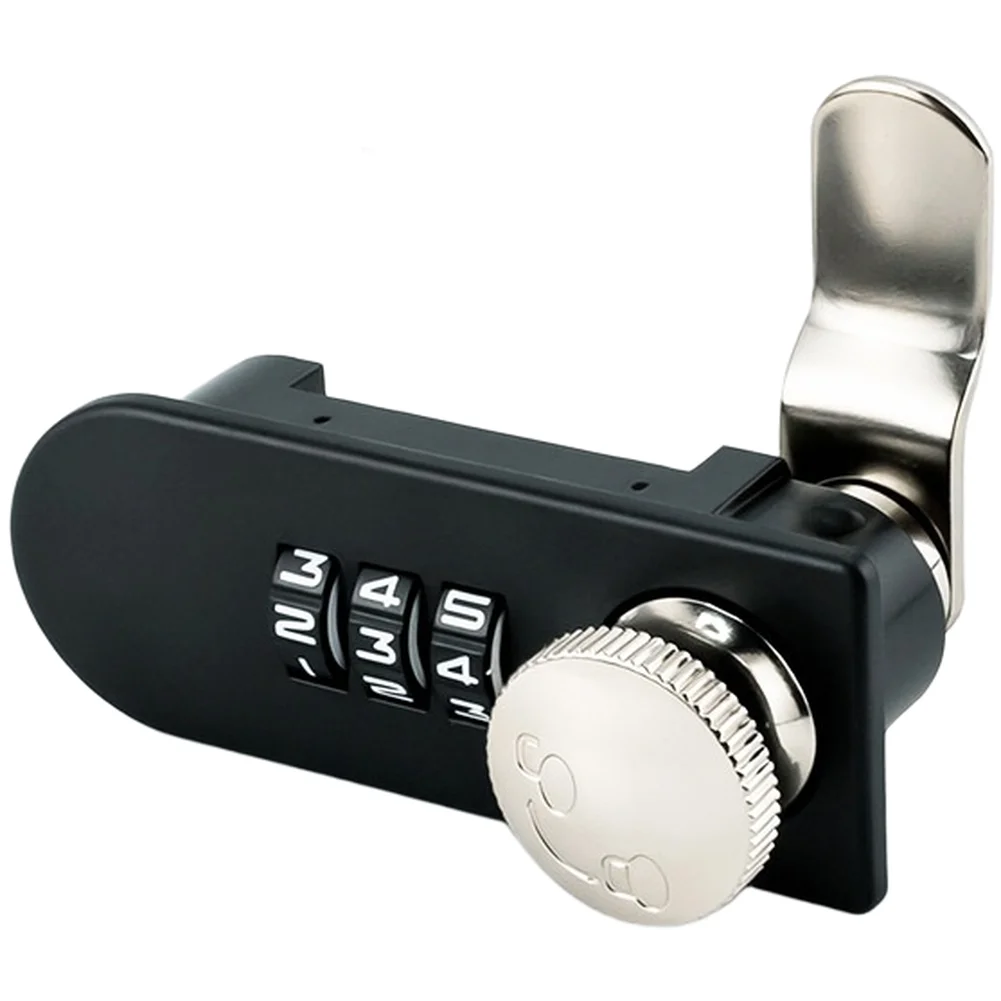 1Set Cabinet Code Locks Drawer Lock ABS Mechanical Combination Lock For Office File Cabinet Desk Drawer Mailbox Storage
