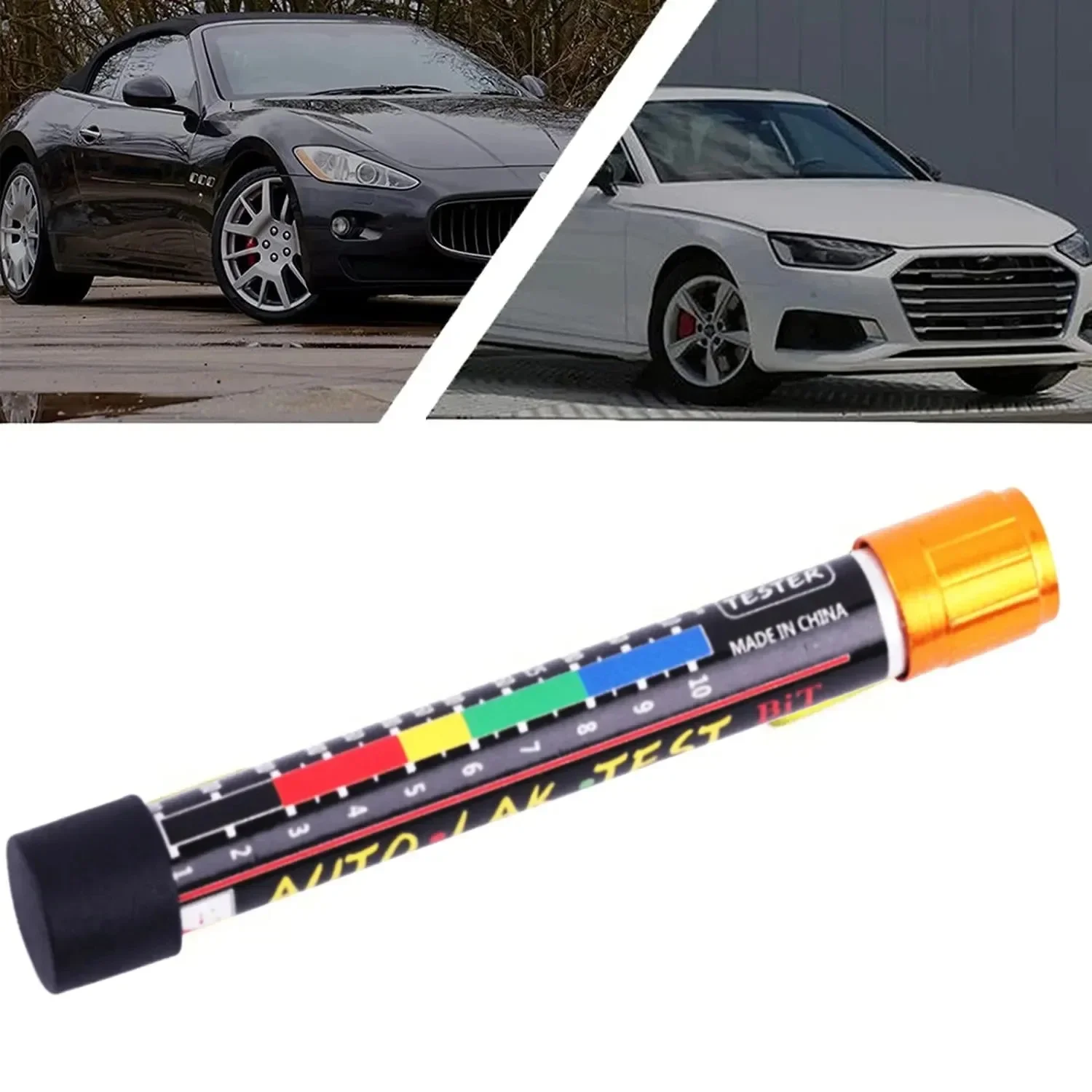 Car Paint Test Thickness Detection Pen with Magnetic Tip Scale Tester Meter Test Paint Tester Gauge Auto Paint Crash Check