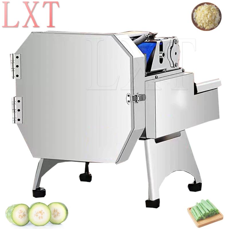 

Automatic Vegetable Cutter For Commercial Electric Chives Chili Peppers Ginger Cucumber Lotus Root Slices Shredding Machine